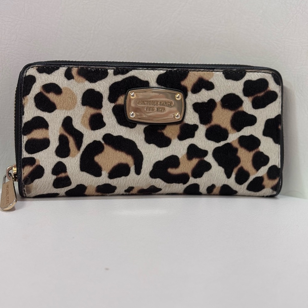 Michael Kors Leopard Print Wallet